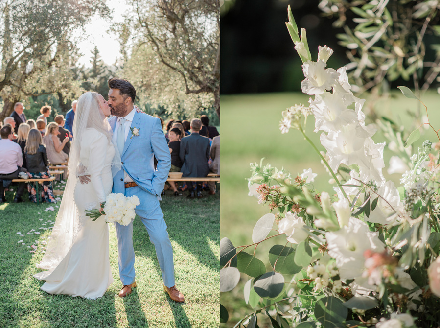 Wedding in Grasse, South of France. The Farm Provence wedding venue in the Cote d'Azur. French Riviera and Provence wedding photographer.