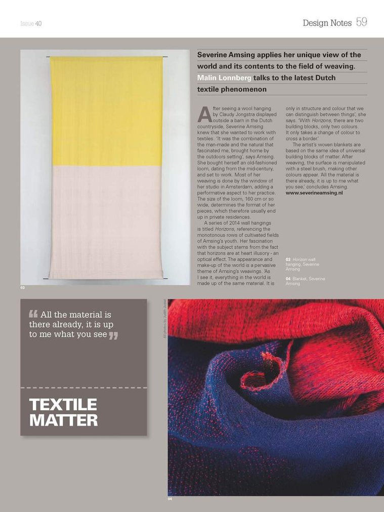 Cover, issue september 2015 by Malin Lonnberg