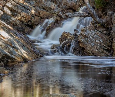 Waterfall near Lantz, Nova Scotia