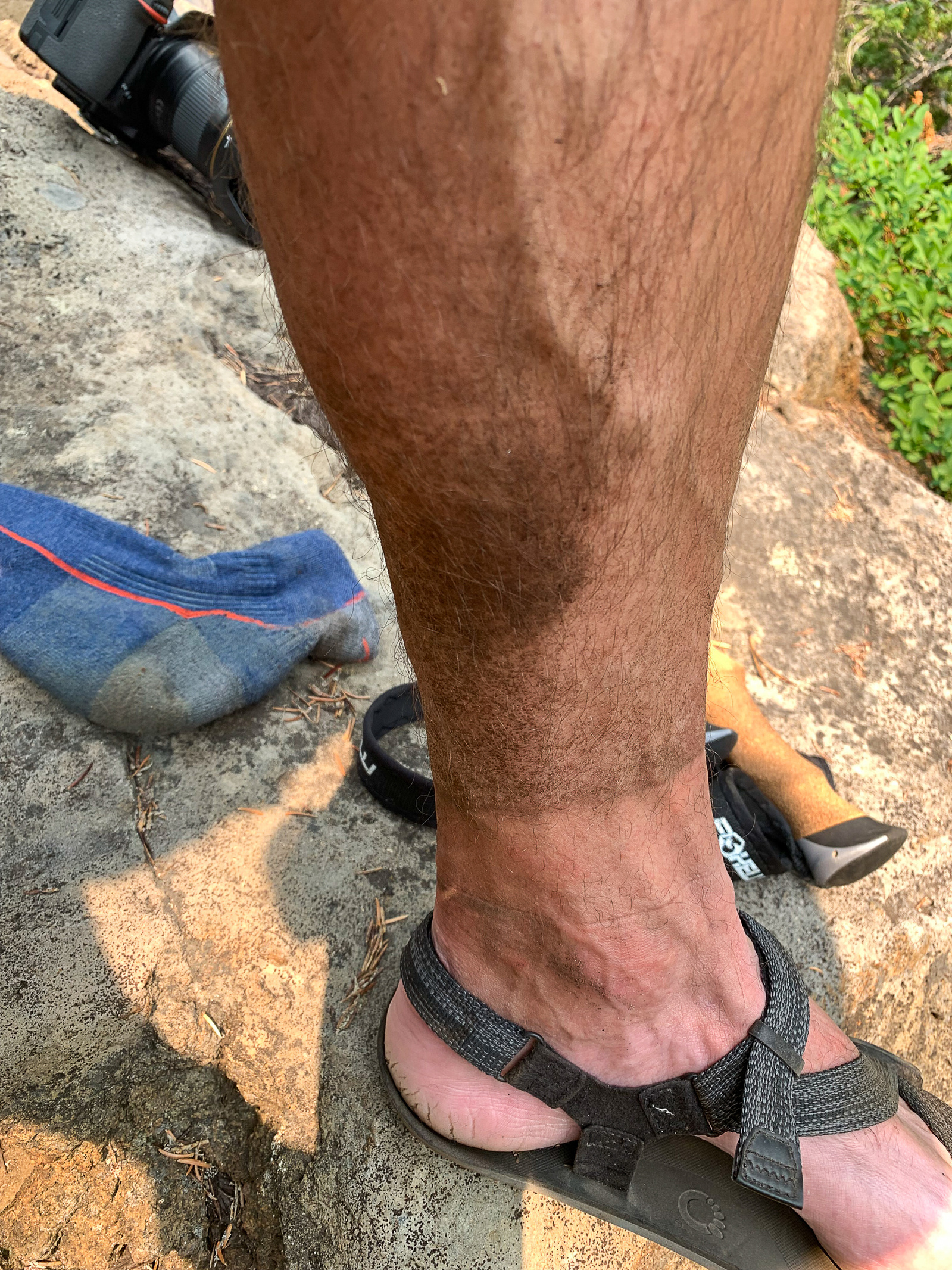 Hiking feet.