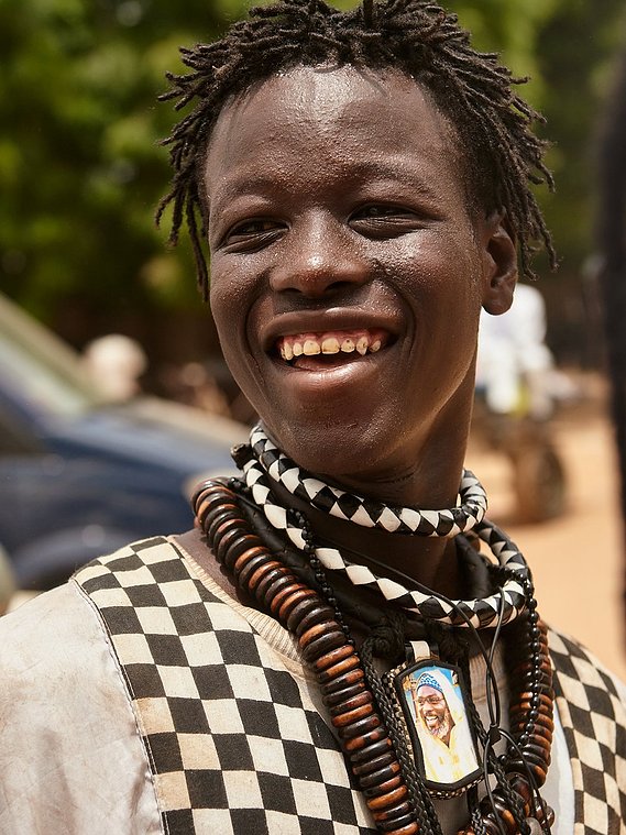 Jewelry and Baye Fall style in Touba, Senegal. Taken by Bryan Ham Photography