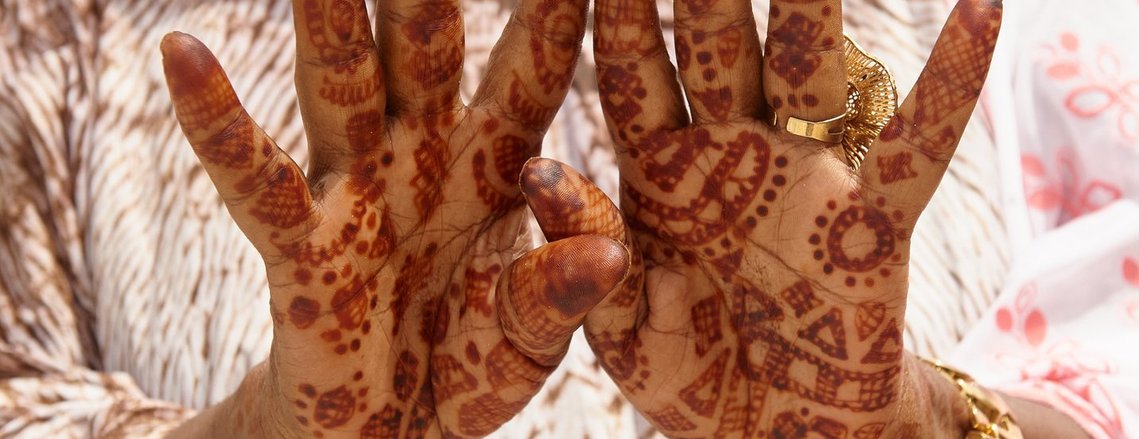 Senegalese Henna hand painting, in Touba, Senegal. Taken by Bryan Ham Photography