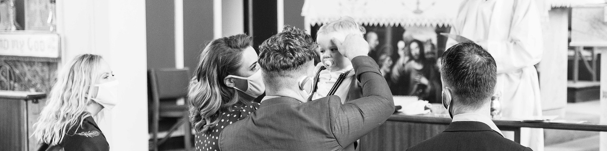 Candid christening photography Limerick by Kids & Kin photography.