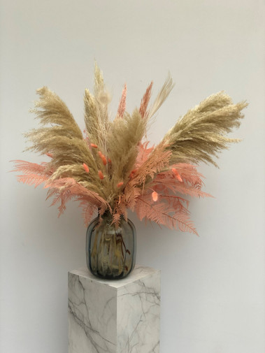 white pepper bouquet, fiori secchi, fiori stabilizzati, bouquet eterno, bouquet secco, leopard print, animalier flowers, pampas
