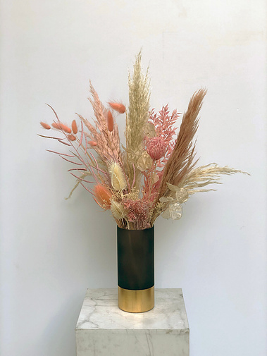 white pepper bouquet, fiori secchi, fiori stabilizzati, bouquet eterno, bouquet secco, leopard print, animalier flowers, pampas