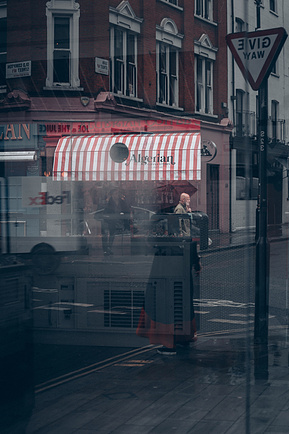 Shoot through in soho 