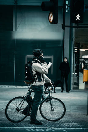 London Cyclists Piccadilly Circus 