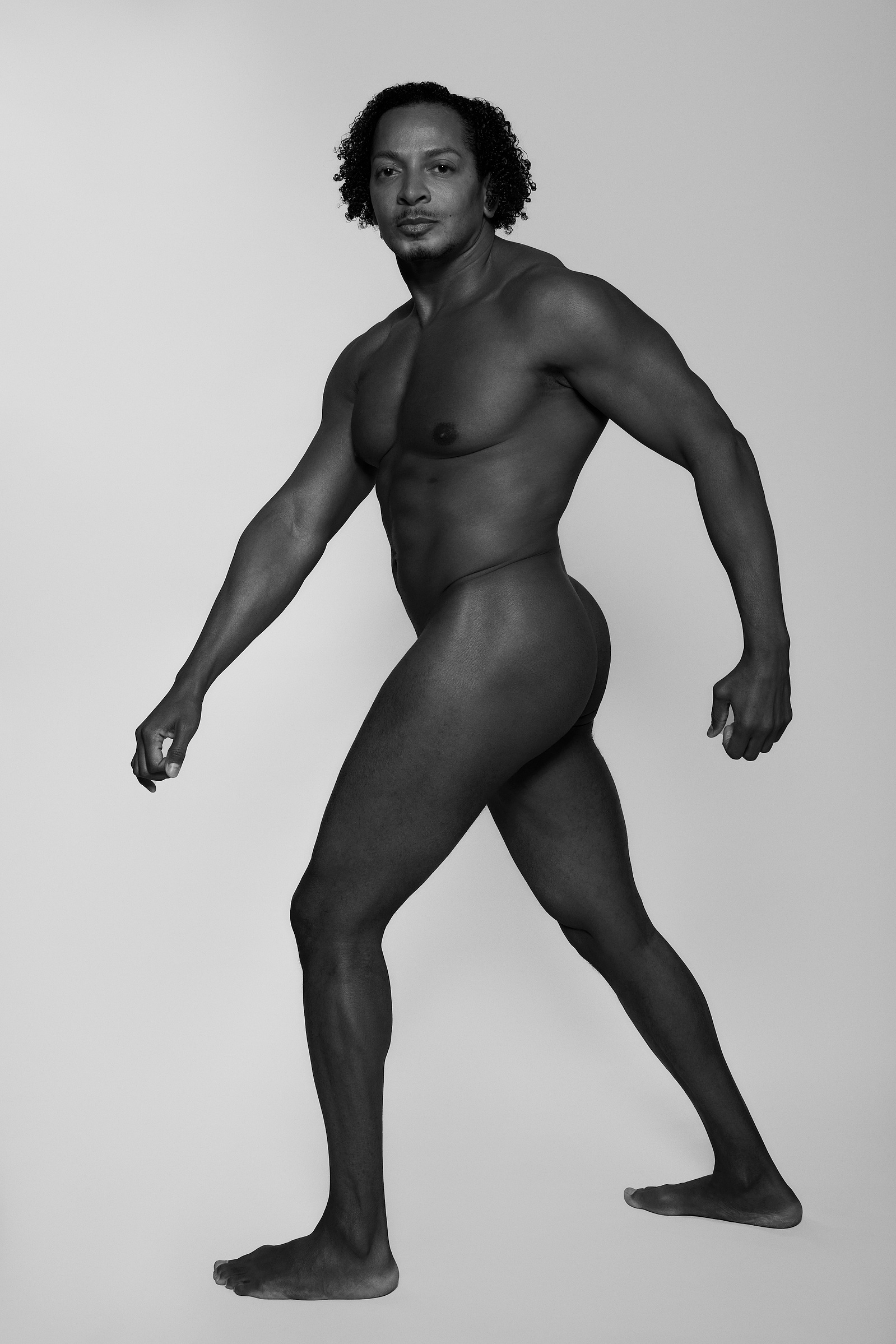 Fine art photograph celebrating the male physique