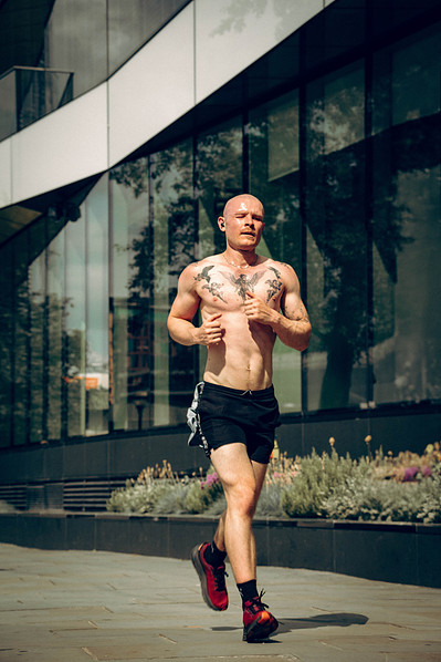 outdoor running photography