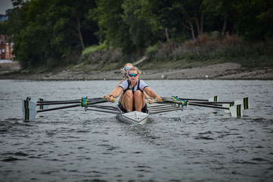 rowing action shot
