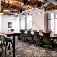Architectural photography editorial assignment, opening day for Moonshot Labs