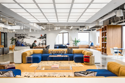 Architectural photographer Karen Palmer in downtown St. Louis area for WeWork