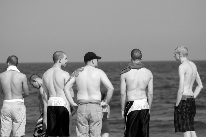 A meeting on the beach