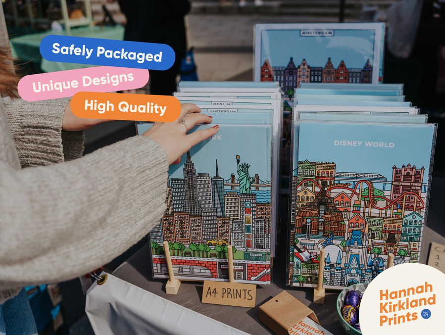 This Sheffield-illustrated poster is the perfect gift for anyone who loves the city! The vibrant illustration includes landmarks from Sheffield and is a perfect addition to any home or workspace.
