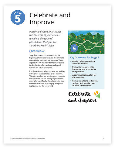 Page from the School Health Initiative report.