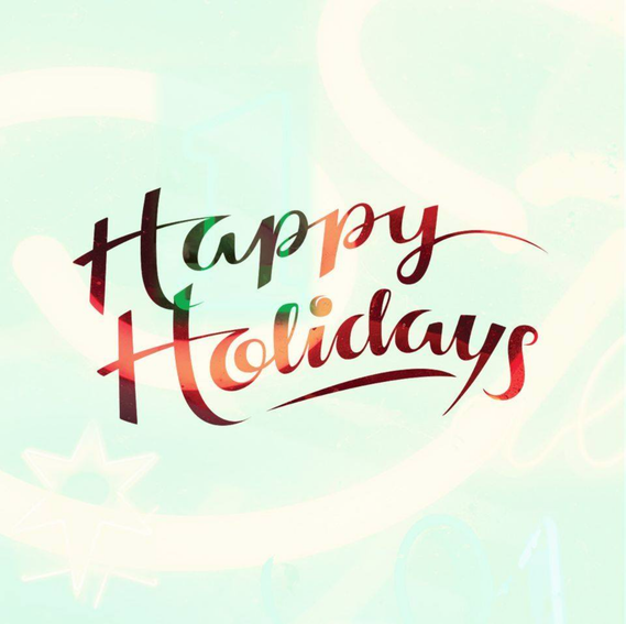 The phrase “Happy Holidays