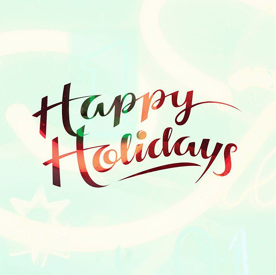The phrase “Happy Holidays