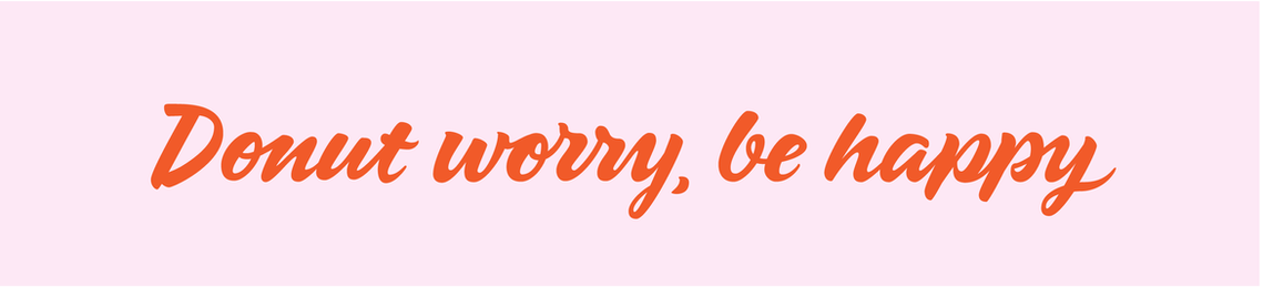 Custom brush script lettering of the phrase, 
