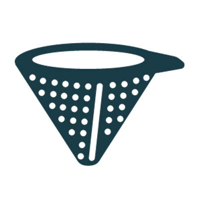 coffee filter or strainer