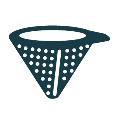 coffee filter or strainer
