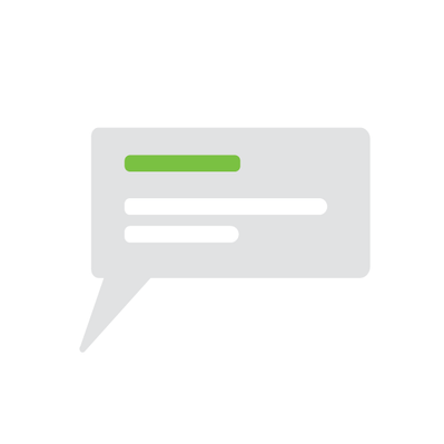 written review bubble