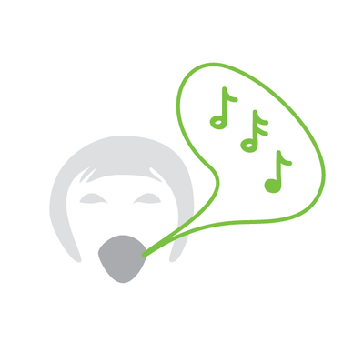 person singing music