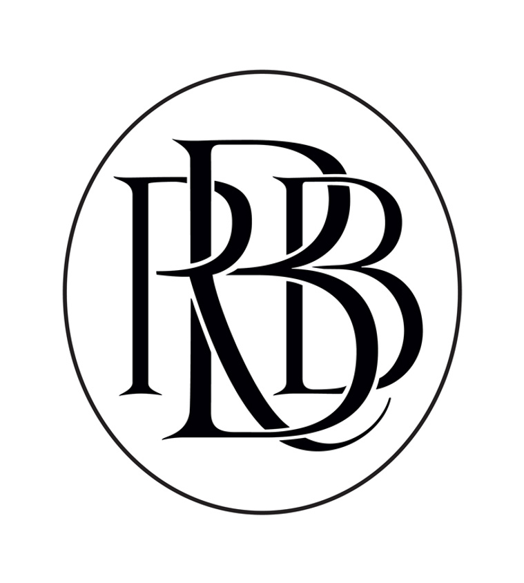 Richard Bishop bookseller's monogram logo design of 