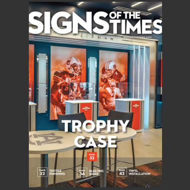 Sign of the Times magazine cover September 2019.