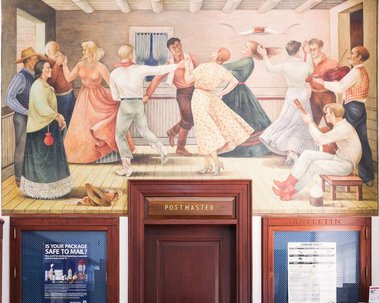 WPA Post Office Mural 