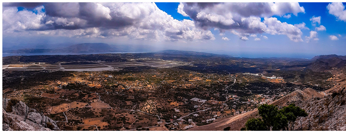 Panorama over the Akrotiri Peninsula, Crete