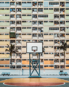 Chad Gerber Photography Hong Kong Basketball Court Choi Hung Estate