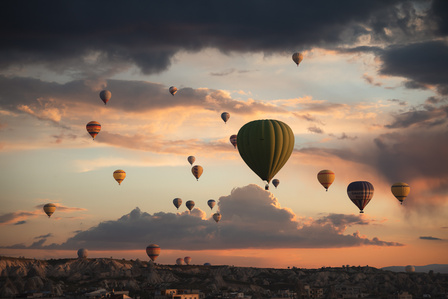 Chad Gerber Photography Turkey Sunrise Balloons