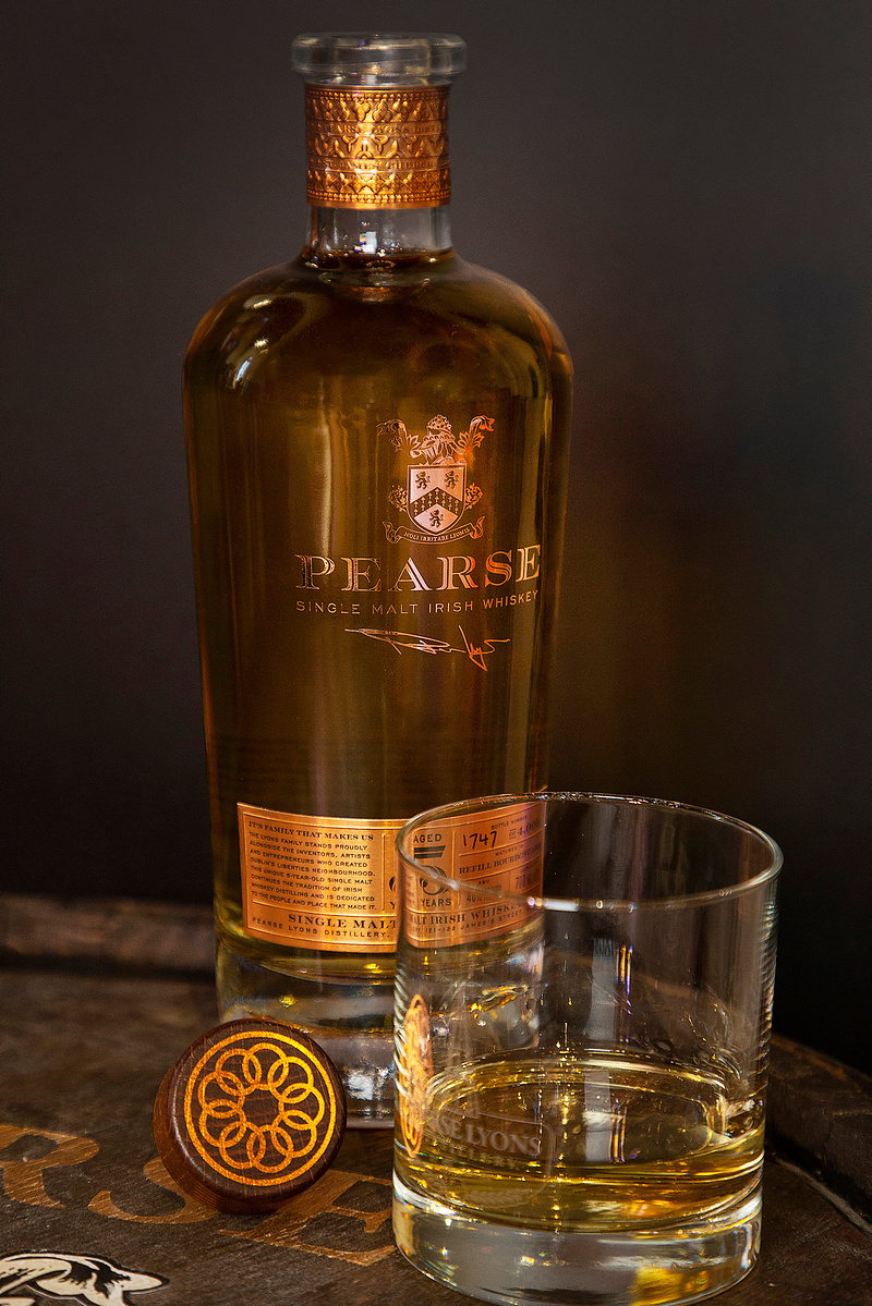 Pearse Lyons Whiskey eCommerce product photographer dublin www.bryanjamesbrophy.com