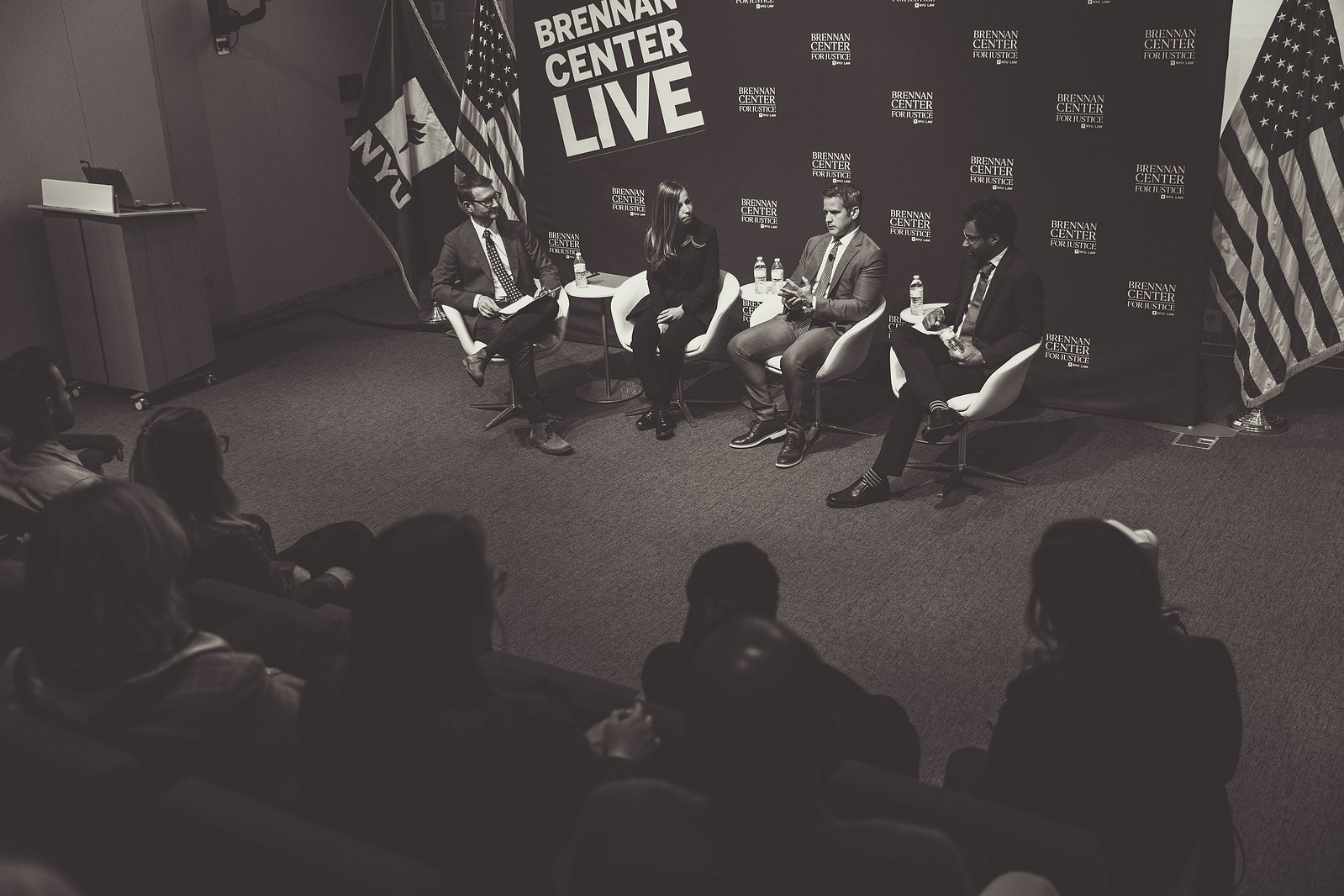 NYU DC Brennan Center live panel discussion. www.annanproductions.com