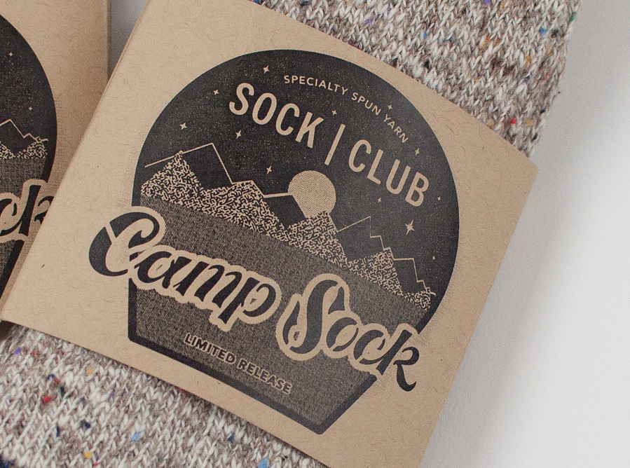 Detail of illustration and design for branded packaging collateral
