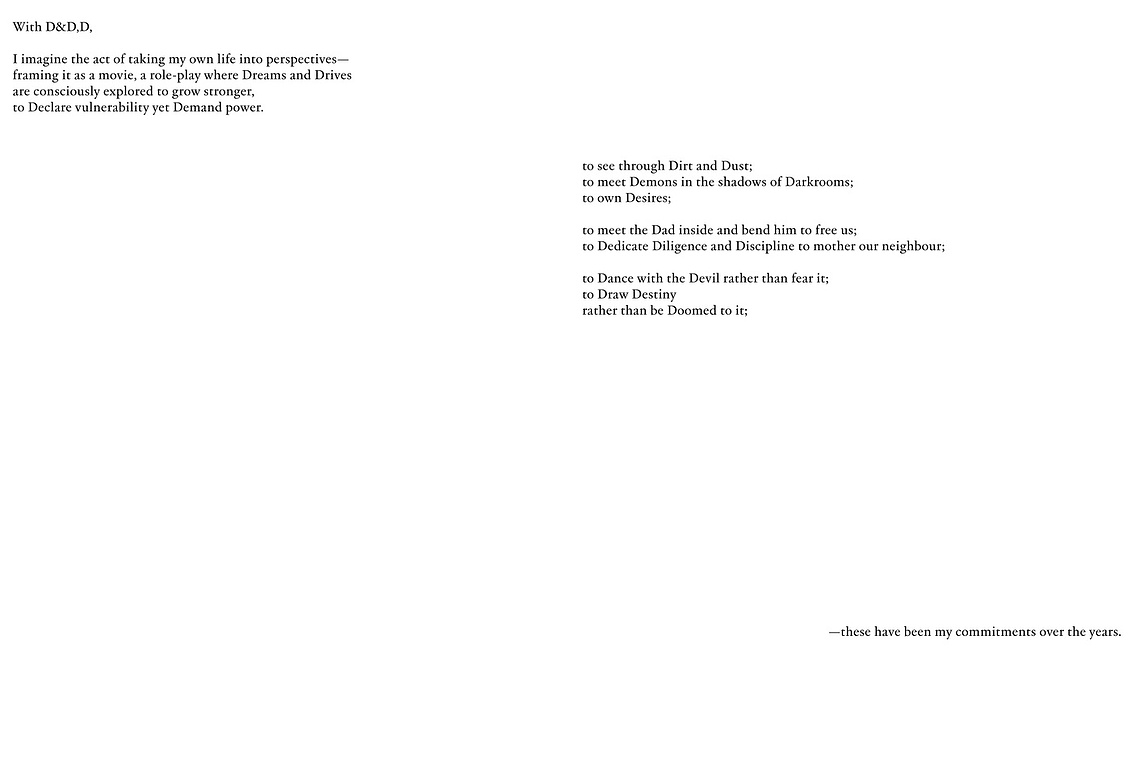D,D&D manifesto by Jo Fetto