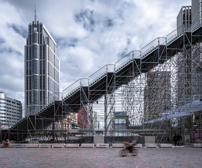 sebastian van damme architecture architectuur architect photography fotografie photo foto photographer fotograaf exterieur build bouw detail Rotterdam DeTrap MVRDV Stairs Kriterion Maaskant Centraal Station svd_fotografie