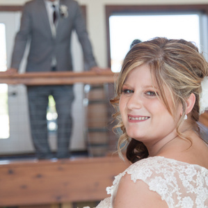 Wedding photography at Calico Skies Vineyard, Inwood, Iowa. 