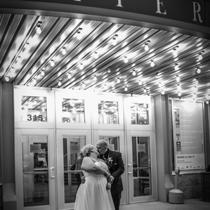 Wedding photography at the Orpheum Theatre, Sioux Falls, SD.