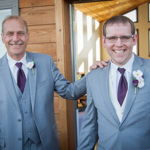 Wedding photography at Calico Skies Vineyard, Inwood, Iowa. 