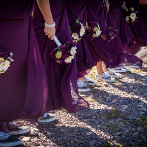 Wedding photography at Calico Skies Vineyard, Inwood, Iowa. 