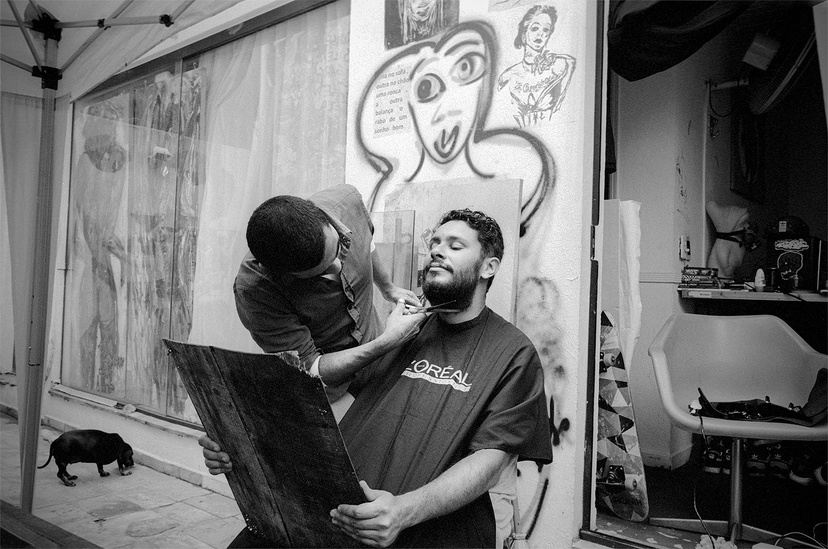 Thiago Gomes does graffiti and street art in São Paulo, Brazil photo by Jordan Starr