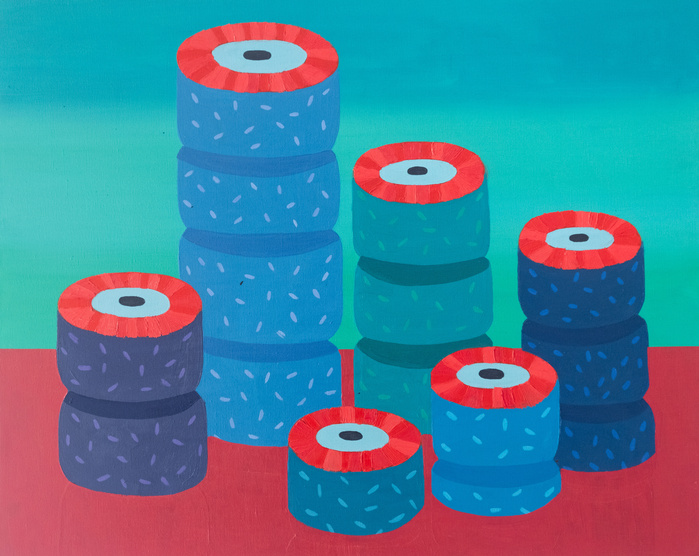 Ladyfingers 100x80cm, Oil on Canvas