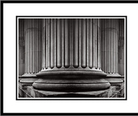 Architectural pillars black and white prints