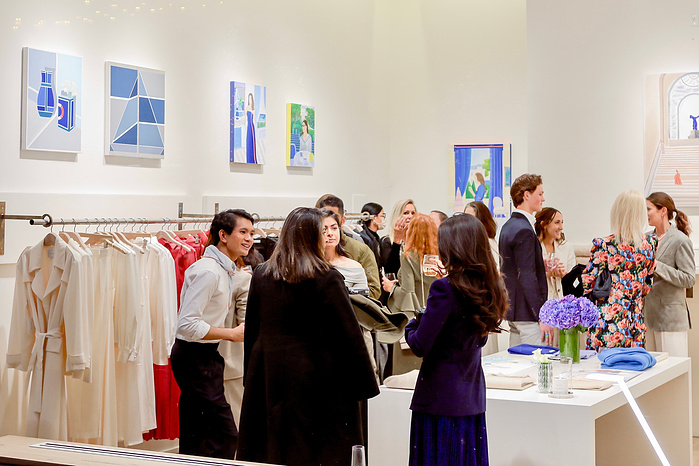 Galerie Girauld art opening cocktail in New York