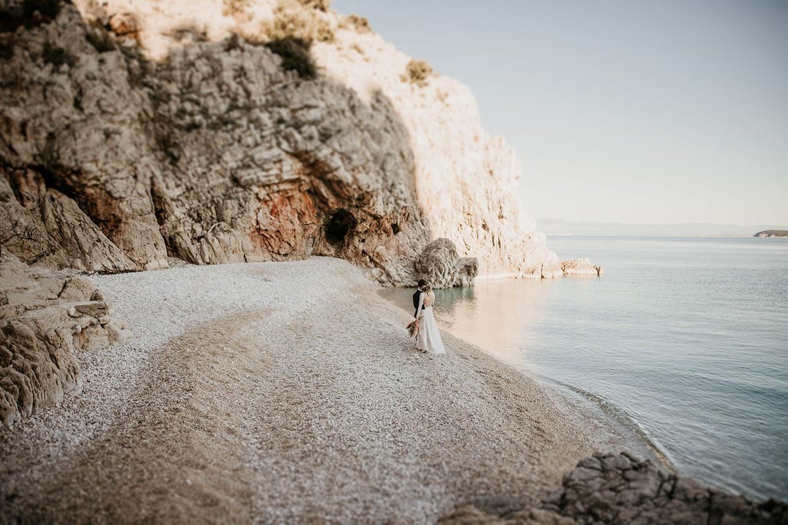 Elopement in Croatia Destination wedding photographer