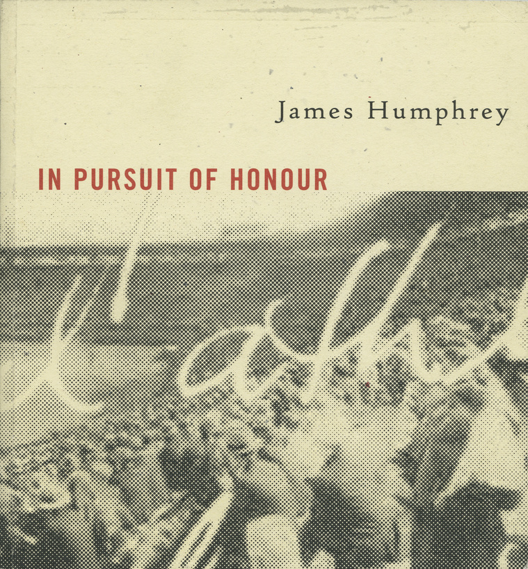james humphrey, poet, new york, in pursuit of honor, poetry, book