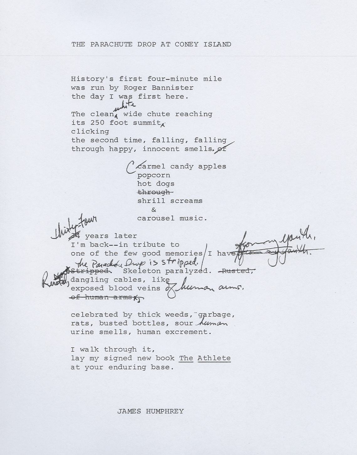 james humphrey, poet, poetry, poem
