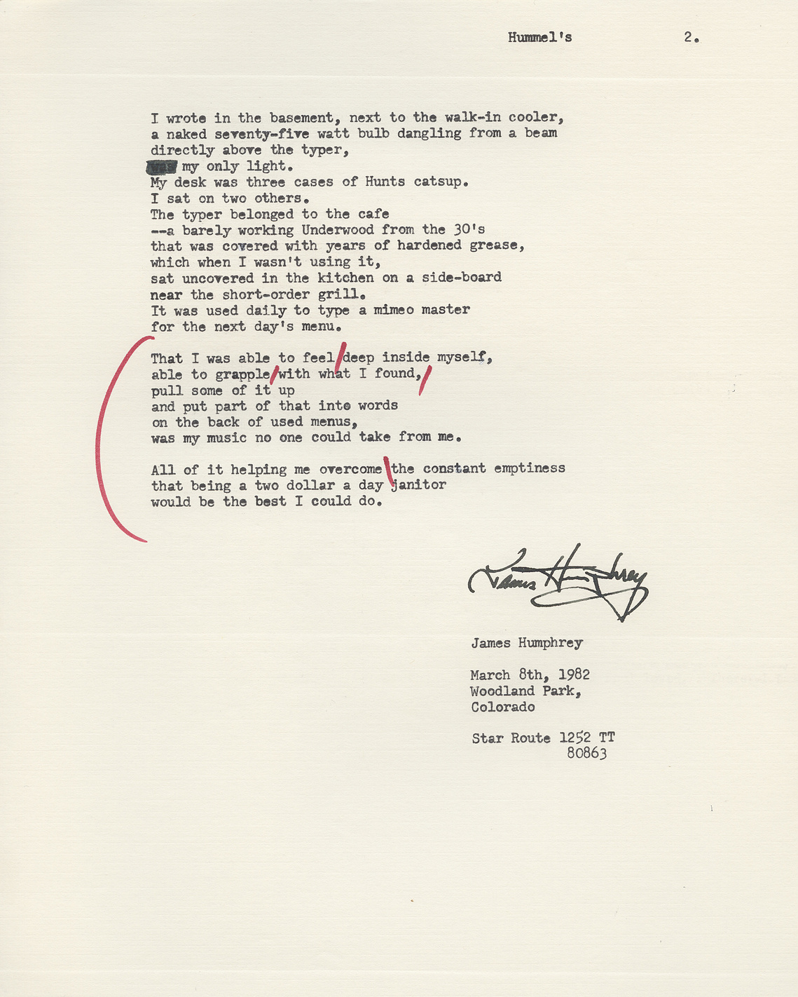 james humphrey, poet, poetry, poem