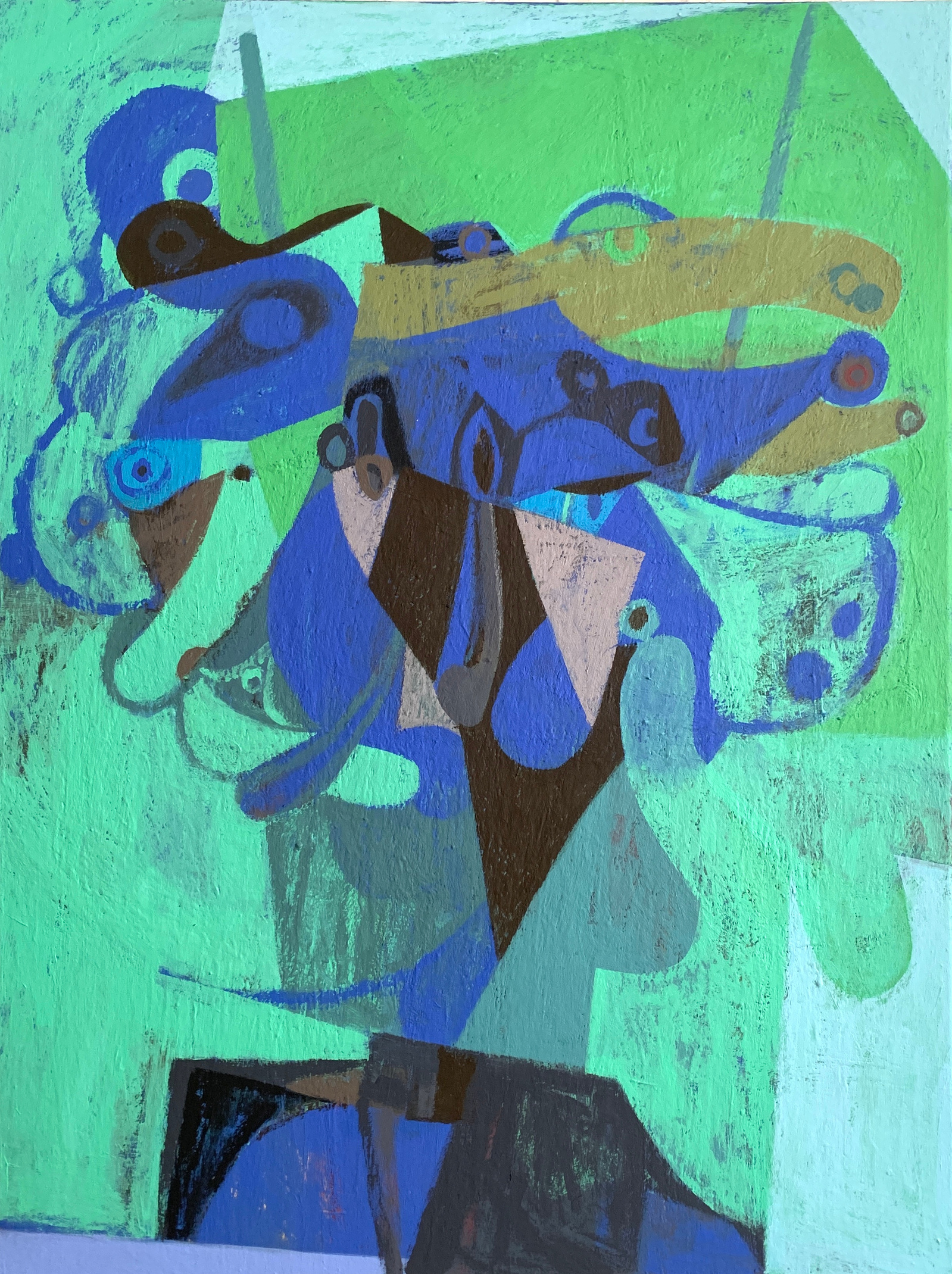 'Slight of Hand' Acrylic on canvas, 80 x 60 cm